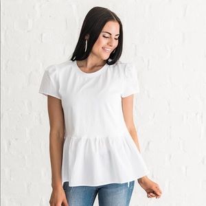 Rachel Parcell Peplum Top